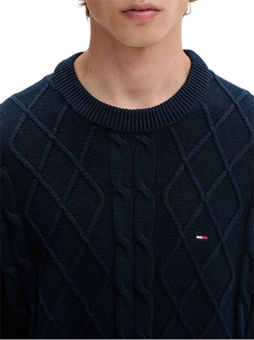 Maglione a trecce in cotone Tommy Jeans | DM0DM23405C1G